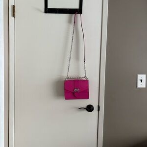 Michael Kors Fuchsia Crossbody Bag with Chain Strap